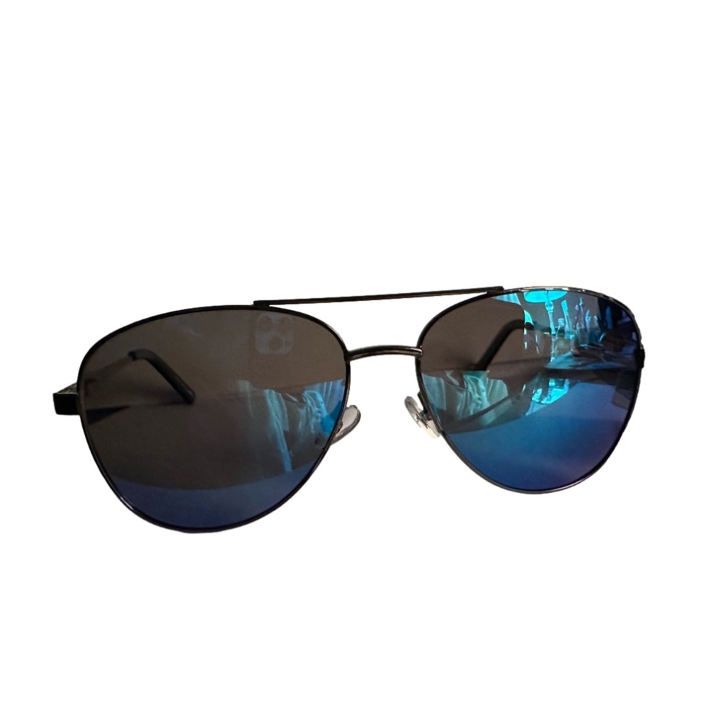 NWT FOSTER GRANT MAXBLOCK  blue aviator, sunglasses